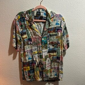 Disney 100 button up